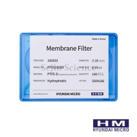 현대마이크로 멤브레인 필터 PTFE-D 25mm 100/pk PTFE2025D Membrane Filter