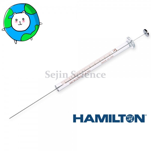 세진과학,해밀턴시린지 [80342] 10 uL, Model 701 Cemented Needle (N) Syringe, 23s ga, 2 in [개봉시 반품교환 불가] 700SERi