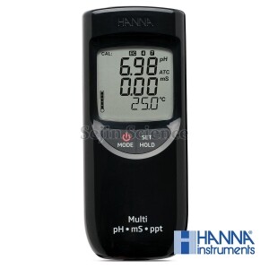 한나 pH/EC/TDS 측정기 (mS/cm) 휴대용 HI 991301 HANNA HI991301